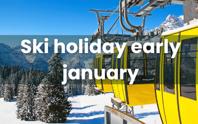 Ski holiday january