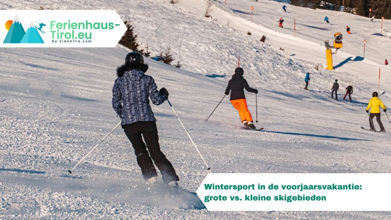 Wintersport in de voorjaarsvakantie: grote vs. kleine skigebieden