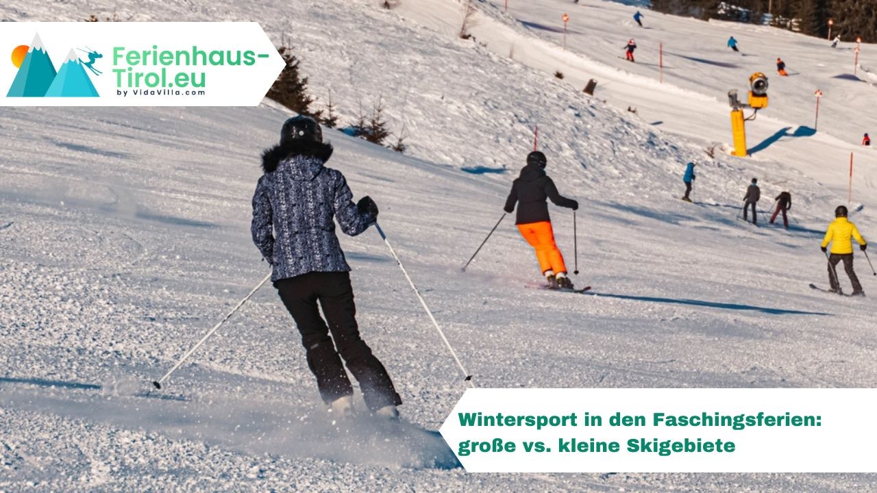 Wintersport in den Faschingsferien: große vs. kleine Skigebiete